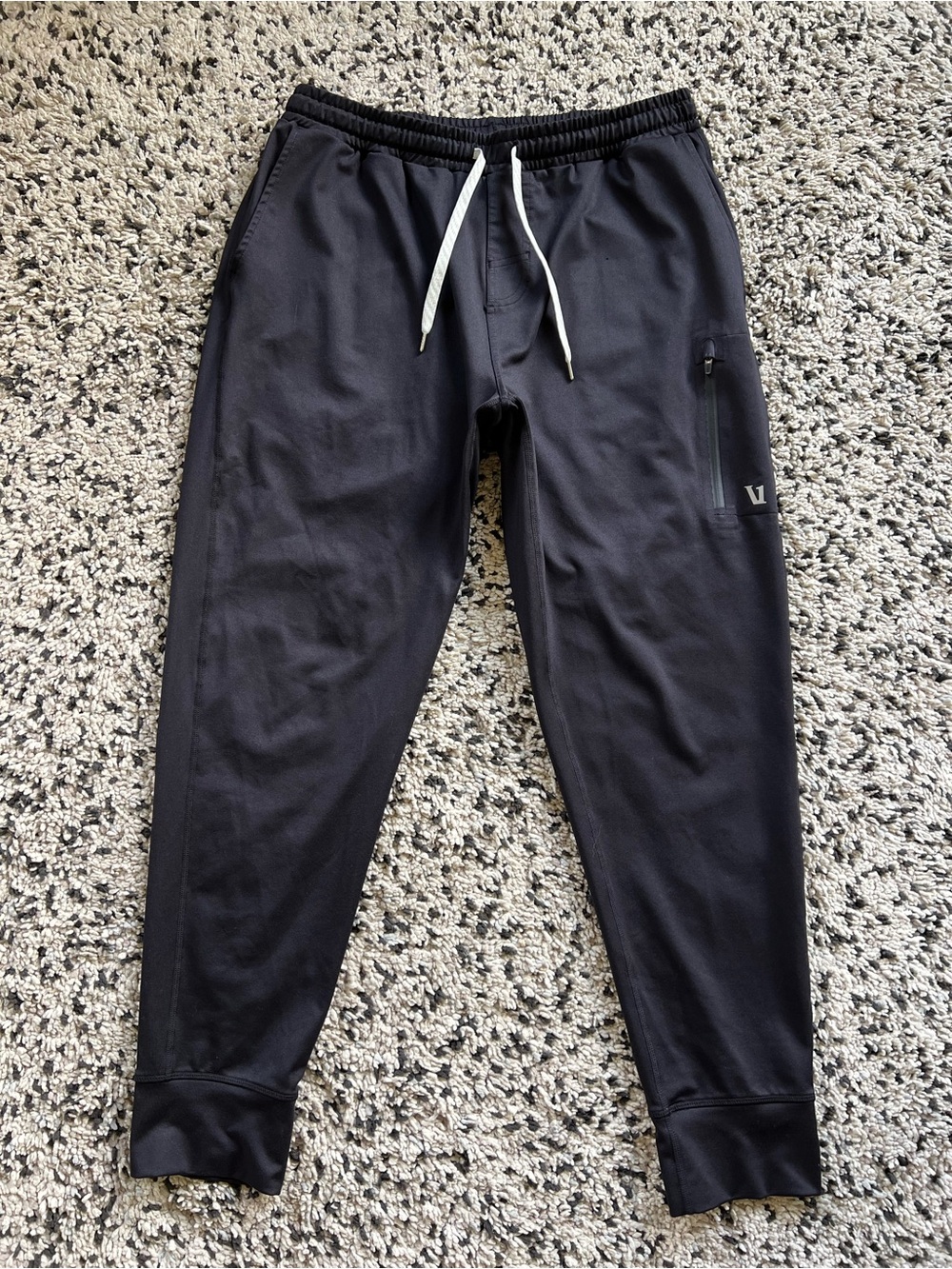 Vuori Sunday Performance Jogger Pants Men Black V416 Athletic Performance Large